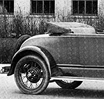 1930-31 Standard Roadster Convertible Top Boot ATBR-3B31-4B